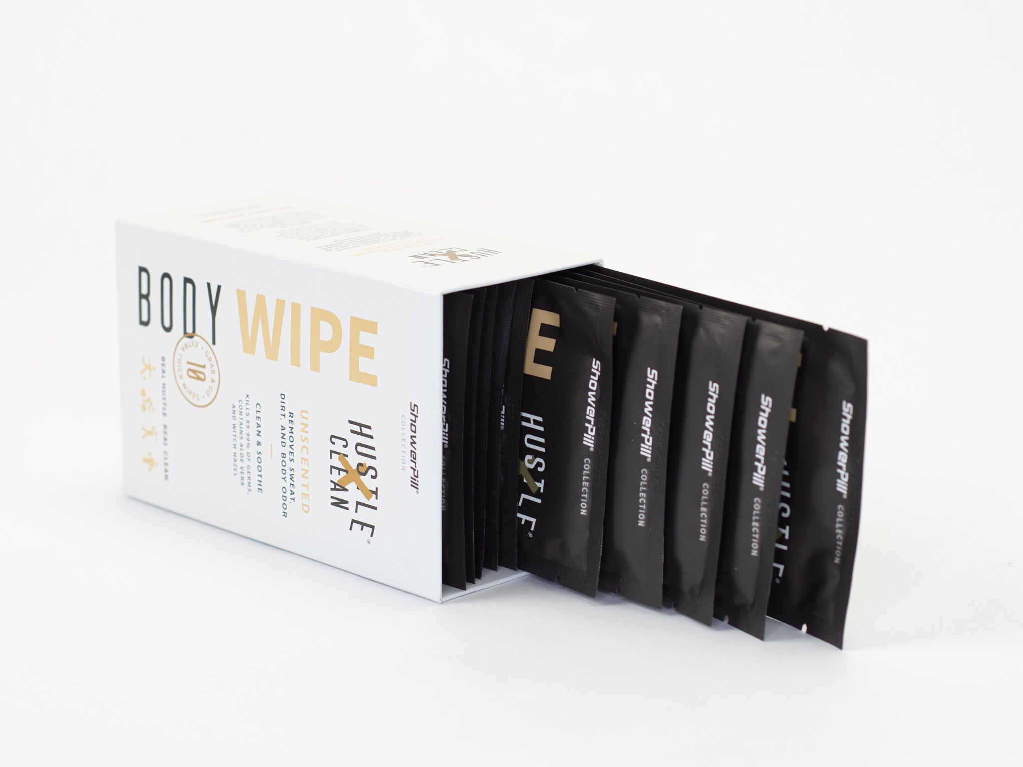 Unscented Large Body Wipes - 25 Pack 10x12" Shower Alternative Wipes